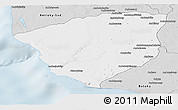 Silver Style Panoramic Map of Ampanihy