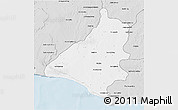 Silver Style 3D Map of Beloha