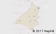Shaded Relief Map of Beloha, cropped outside