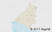 Shaded Relief Map of Beloha, single color outside