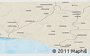Shaded Relief Panoramic Map of Beloha