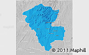 Political 3D Map of Benenitra, lighten, desaturated