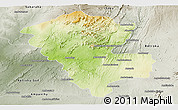 Physical Panoramic Map of Benenitra, semi-desaturated