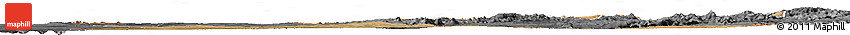 Satellite Horizon Map of Mahabo, darken, desaturated
