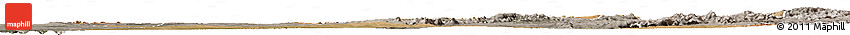 Satellite Horizon Map of Mahabo, semi-desaturated