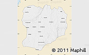 Classic Style Map of Mahabo, single color outside