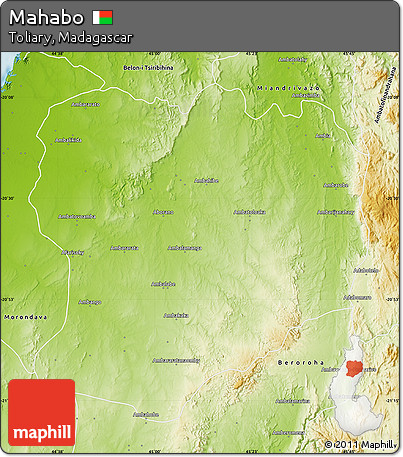 Physical Map of Mahabo