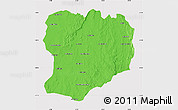 Political Map of Mahabo, cropped outside