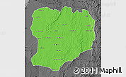 Political Map of Mahabo, darken, desaturated