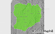 Political Map of Mahabo, desaturated