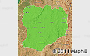 Political Map of Mahabo, satellite outside