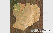 Satellite Map of Mahabo, darken