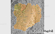 Satellite Map of Mahabo, desaturated
