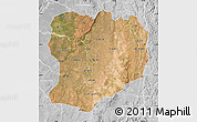 Satellite Map of Mahabo, lighten, desaturated