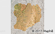 Satellite Map of Mahabo, lighten, semi-desaturated