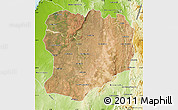 Satellite Map of Mahabo, physical outside