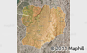 Satellite Map of Mahabo, semi-desaturated
