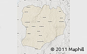Shaded Relief Map of Mahabo, lighten, semi-desaturated