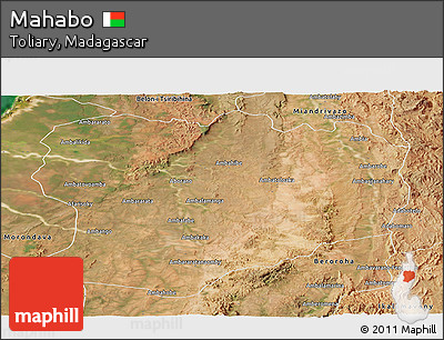 Satellite Panoramic Map of Mahabo