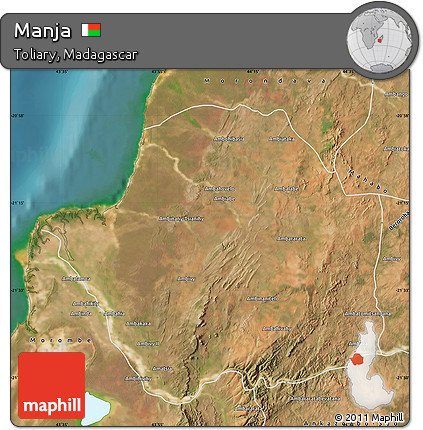 Satellite Map of Manja