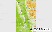 Physical 3D Map of Miandrivazo