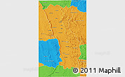 Political 3D Map of Miandrivazo