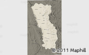 Shaded Relief 3D Map of Miandrivazo, darken