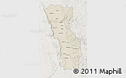Shaded Relief 3D Map of Miandrivazo, lighten
