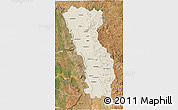 Shaded Relief 3D Map of Miandrivazo, satellite outside