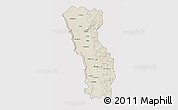Shaded Relief 3D Map of Miandrivazo, single color outside