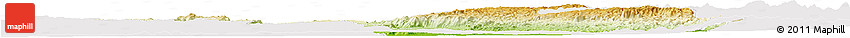 Physical Horizon Map of Miandrivazo, cropped outside