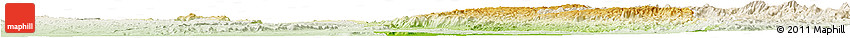 Physical Horizon Map of Miandrivazo, lighten