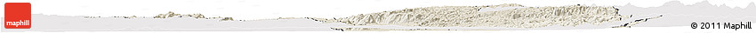 Shaded Relief Horizon Map of Miandrivazo, cropped outside Shaded Relief Horizon Map of Miandrivazo, cropped outside