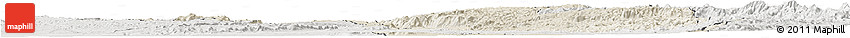 Shaded Relief Horizon Map of Miandrivazo, lighten, semi-desaturated Shaded Relief Horizon Map of Miandrivazo, lighten, semi-desaturated