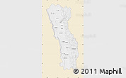 Classic Style Map of Miandrivazo, single color outside