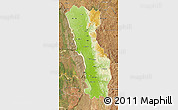 Physical Map of Miandrivazo, satellite outside