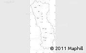 Blank Simple Map of Miandrivazo, cropped outside