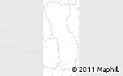 Blank Simple Map of Miandrivazo, no labels