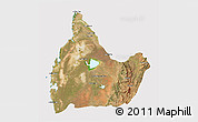 Satellite 3D Map of Morombe, cropped outside