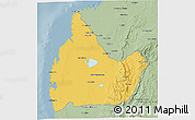 Savanna Style 3D Map of Morombe