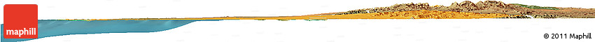 Political Horizon Map of Morombe, satellite outside