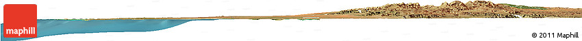 Satellite Horizon Map of Morombe
