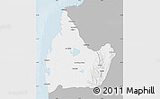Gray Map of Morombe, single color outside