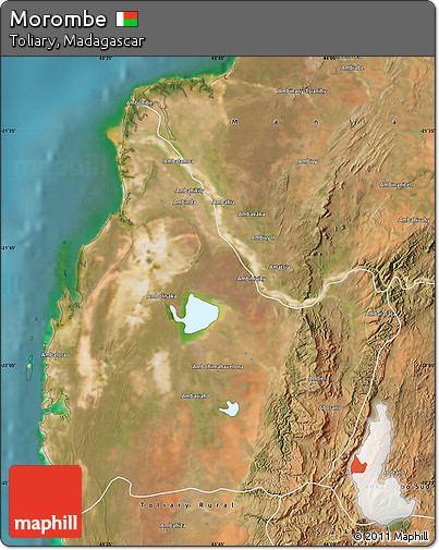 Satellite Map of Morombe