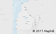 Silver Style Map of Morombe, single color outside