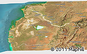 Satellite Panoramic Map of Morombe
