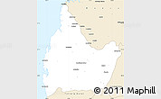 Classic Style Simple Map of Morombe