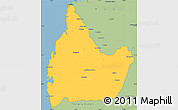 Savanna Style Simple Map of Morombe