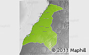 Physical 3D Map of Morondava, desaturated