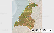 Satellite 3D Map of Morondava, lighten
